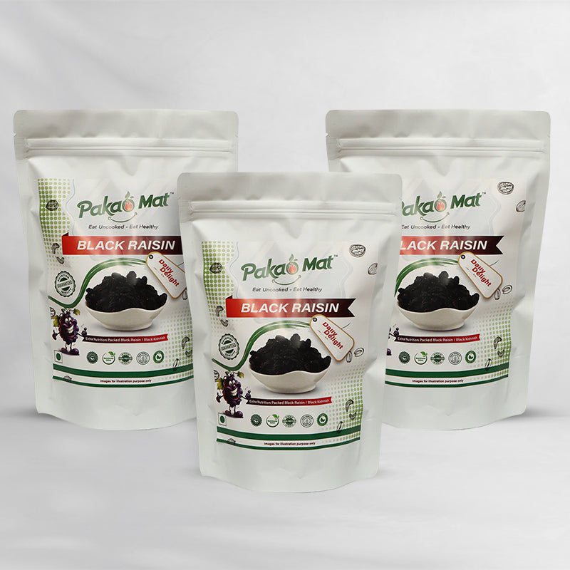 Pakaomat Dark Temptation Black Raisin 100 g x 3 Pakao Mat