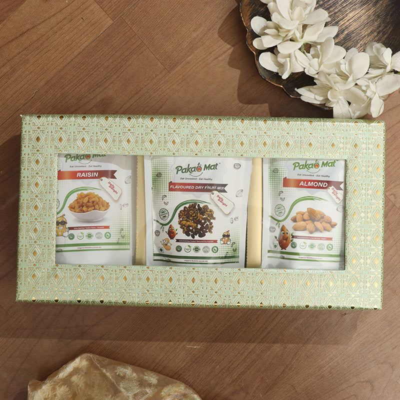 Raisin + Flavored Dry Fruit Mix + Almond ( 100 gm Each )