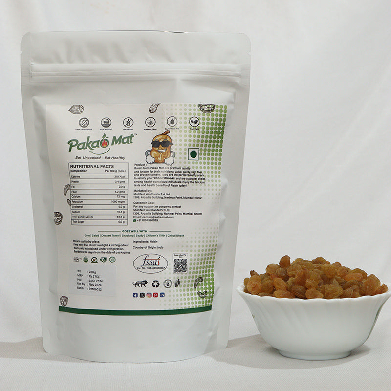 Pakaomat Royal Harvest Raisins: Premium Quality Raisin (Kishmish)