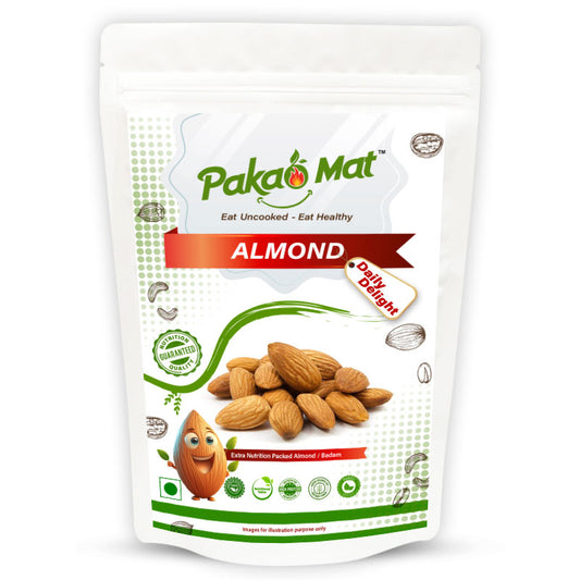 Pakaomat Daily Delight Almonds (Badam): Nutritious Everyday Munch