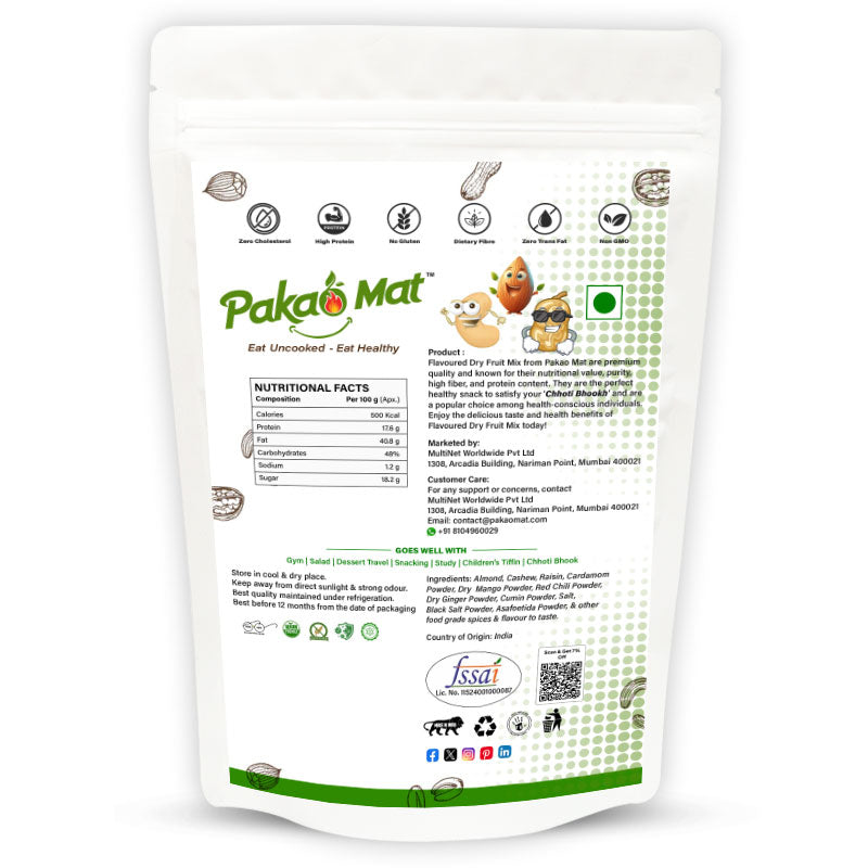 Pakaomat Flavored Dry Fruit Mix - Daily Delight