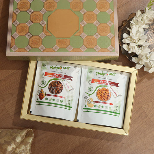 Roasted And Flavored Almond + Peri Peri Cashew ( 200 gm Each )
