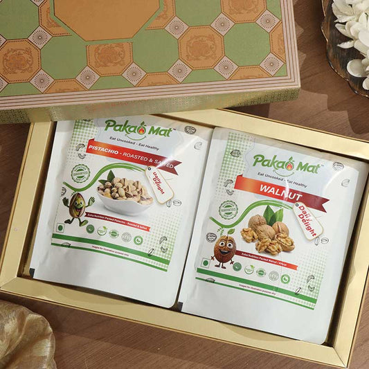 Pistachio + Walnuts (Akhrot) ( 200 gm Each )
