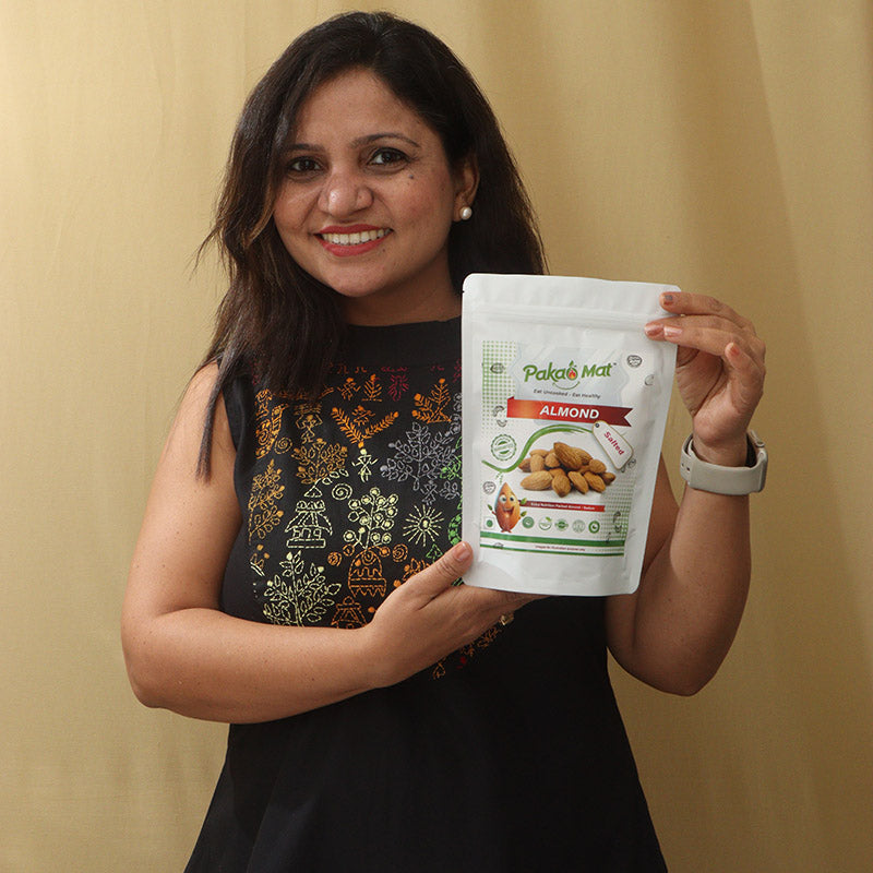 Pakaomat Roasted And Salted Almond Bliss Crunch (Badam)