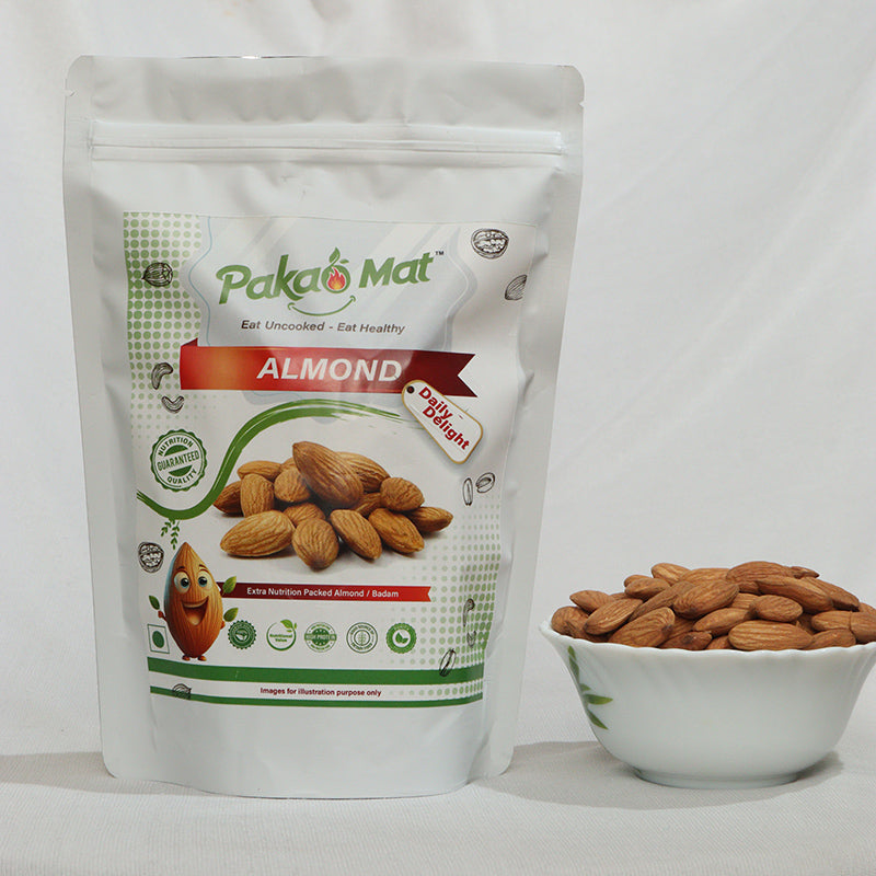 Pakaomat - 4 Dry Fruits Combo Pack (Almond + Cashew + Raisin + Walnut)